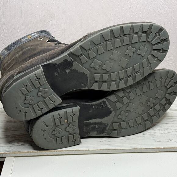 Bullboxer Salus Brown Leather Cap Toe Boots Mens 12 - Picture 4 of 6